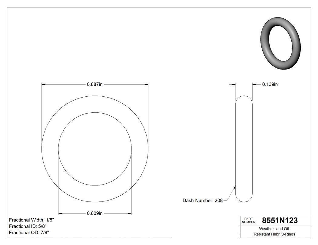 Technical drawing - 8551N123